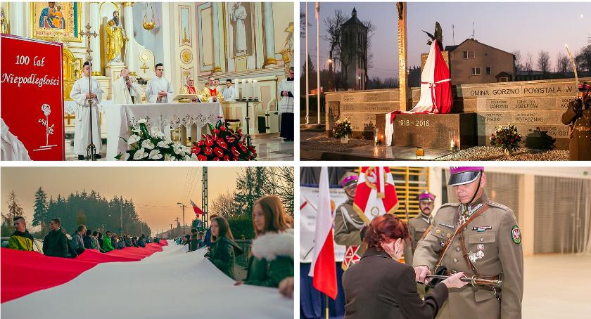 W Górznie odsłonili pomnik i posadzili dęby na 100. rocznicę odzyskania niepodległości