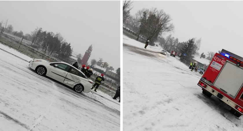 Zderzenie samochodów w Gończycach