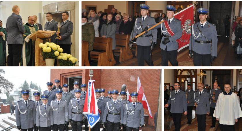Modlili się w intencji zmarłych policjantów i pracowników cywilnych komendy