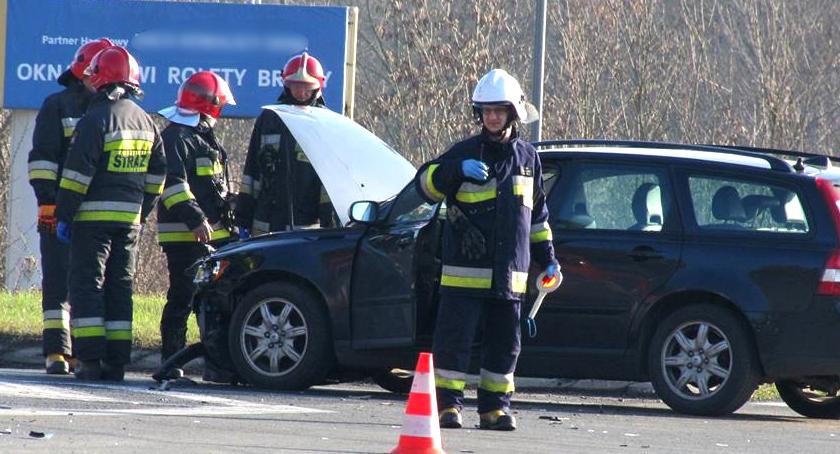 Wypadek na skrzyżowaniu w Wildze