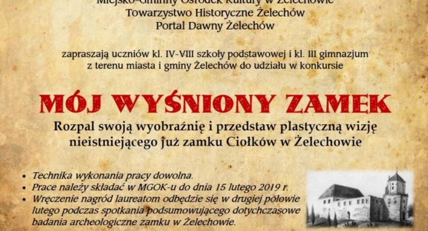 Mój wyśniony zamek - konkurs plastyczny