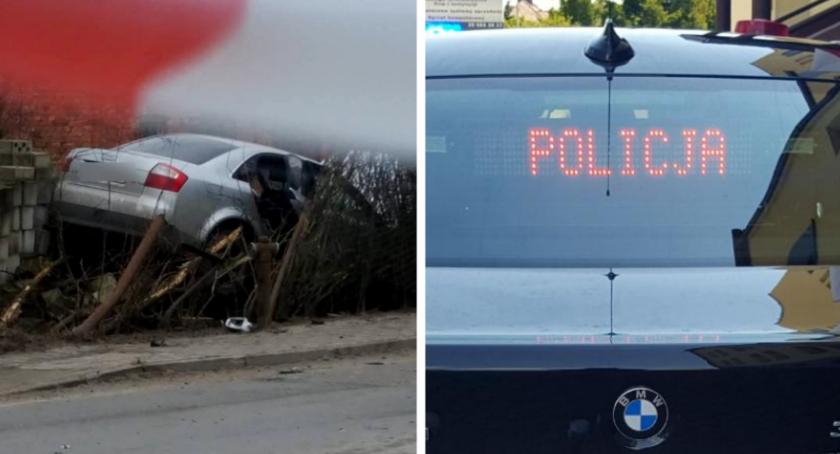 Wypadek – pijany kierowca audi uciekł z miejsca zdarzenia
