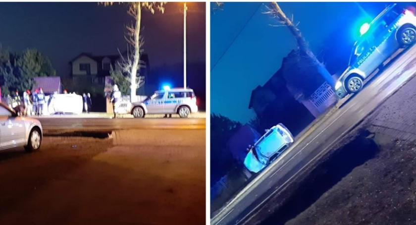 Wypadek na DK 76 – jedna osoba w szpitalu