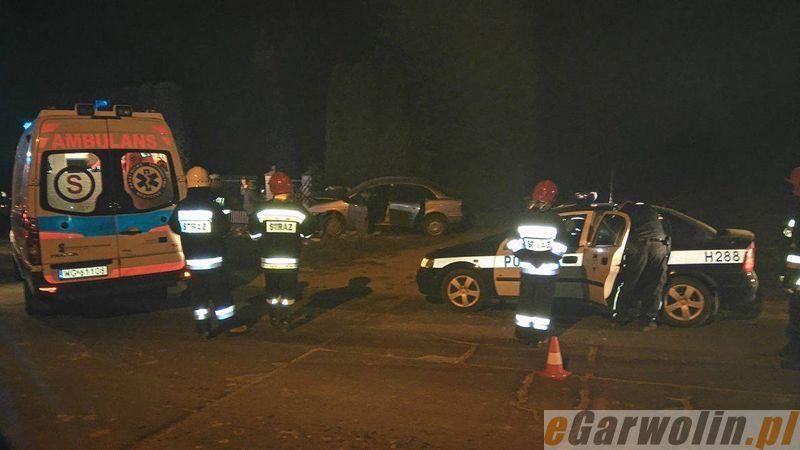 Pijany mężczyzna wjechał w ogrodzenie