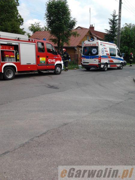 Wypadek w Uninie. Dwie osoby w szpitalu