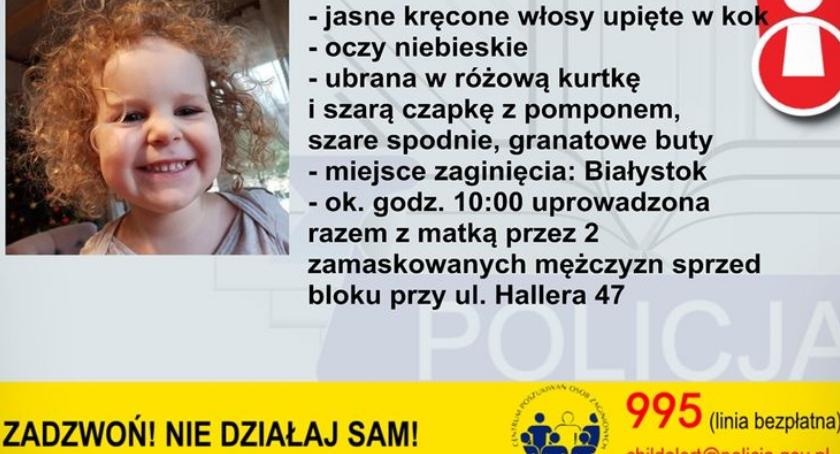 Porwanie dziewczynki i jej matki – Child Alert 