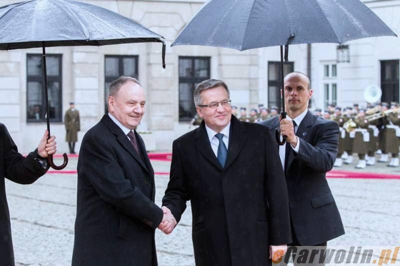 Starosta z wizytą w Pałacu Prezydenckim 