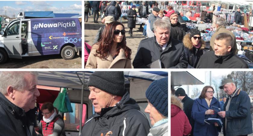 Bus Nowej Piątki PiS jeździ po powiecie