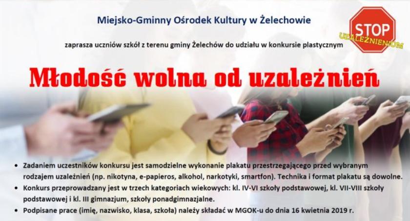 Konkurs plastyczny Młodość wolna od uzależnień