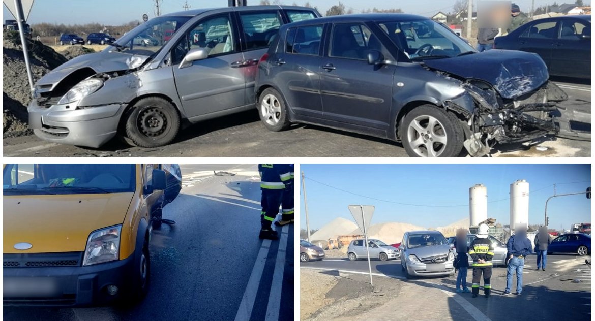 DK17 – Wypadek na nowym skrzyżowaniu w Lipówkach – są utrudnienia
