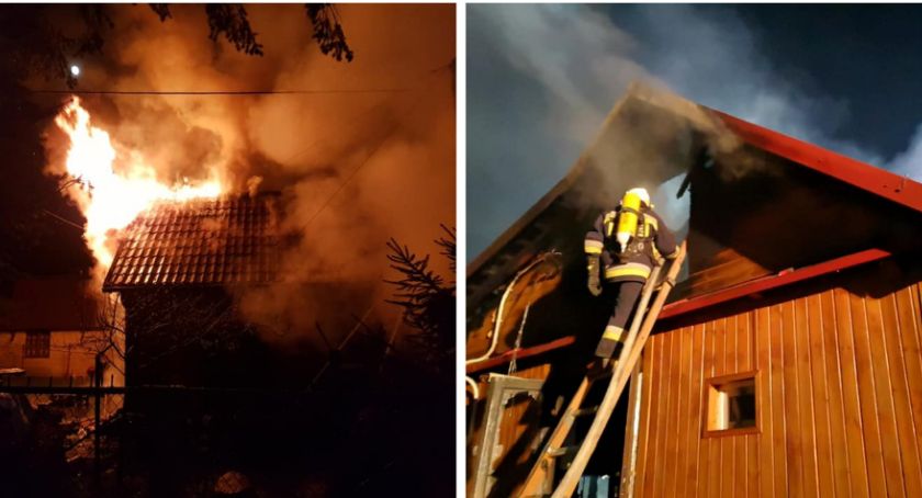 Pożar w Sulbinach – dom spłonął całkowicie