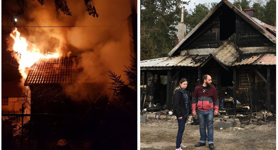 W pożarze stracili dom i dorobek życia – Pomóżmy Monice i Marcinowi