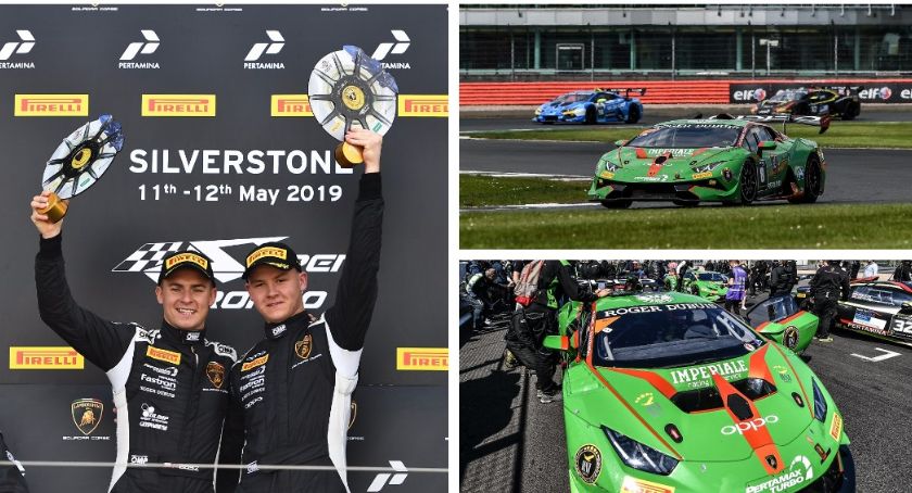 Karol Basz i Bartosz Paziewski wygrywają na Silverstone w Lamborghini