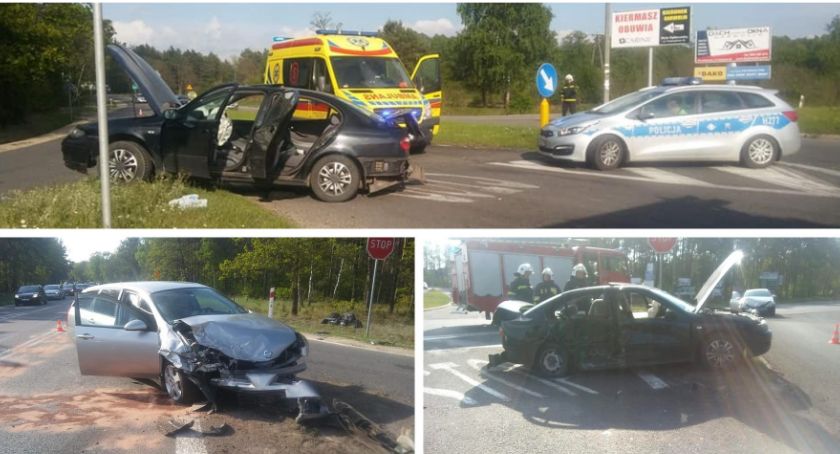 Kolejna kolizja na skrzyżowaniu w Wildze