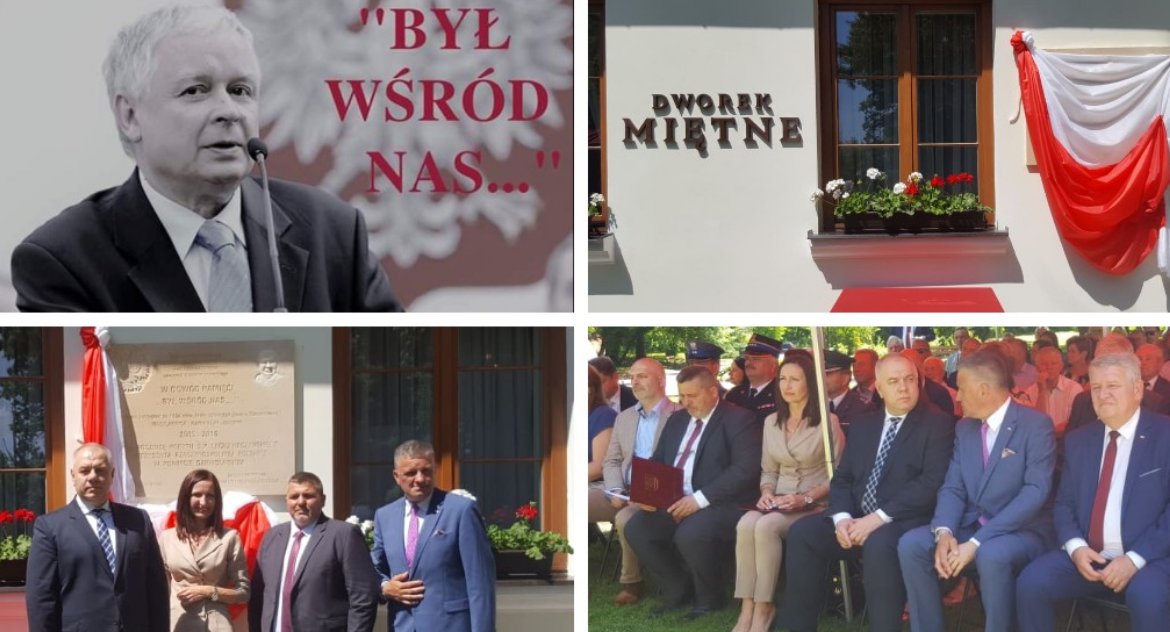 Upamiętnili 10. rocznicę wizyty prezydenta Kaczyńskiego w powiecie 