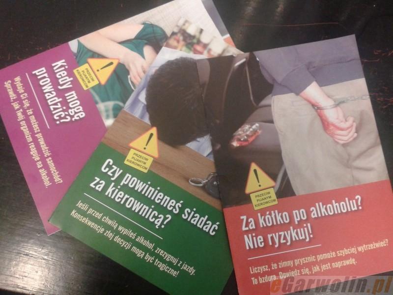 Włączyli się w akcję „Przeciw pijanym kierowcom”