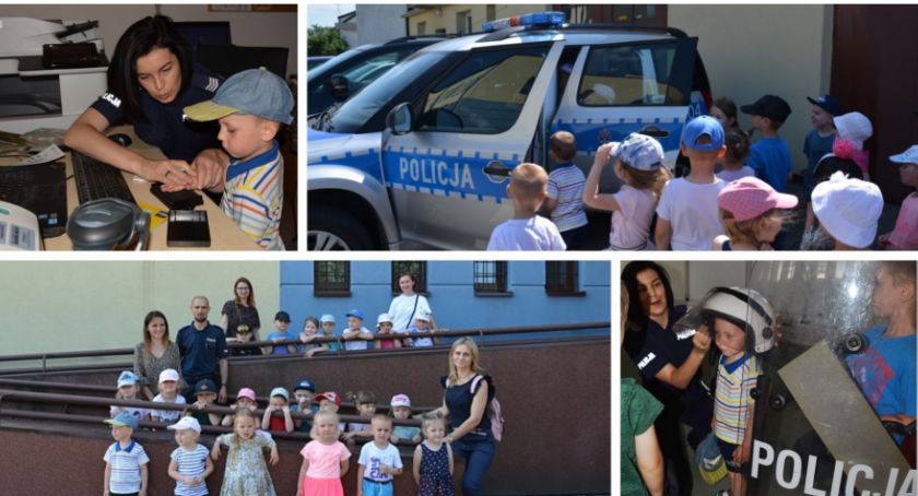 Leśne Skrzaty odwiedziły policjantów