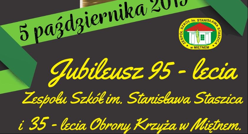 Jubileusz 95-lecia ZS im. Staszica i 35. rocznica Obrony Krzyża w Miętnem