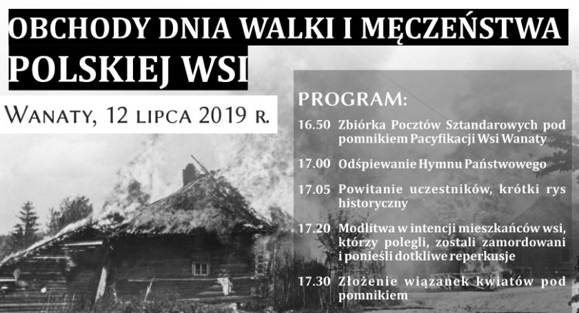 Dzień Walki i Męczeństwa Wsi Polskiej w Wanatach