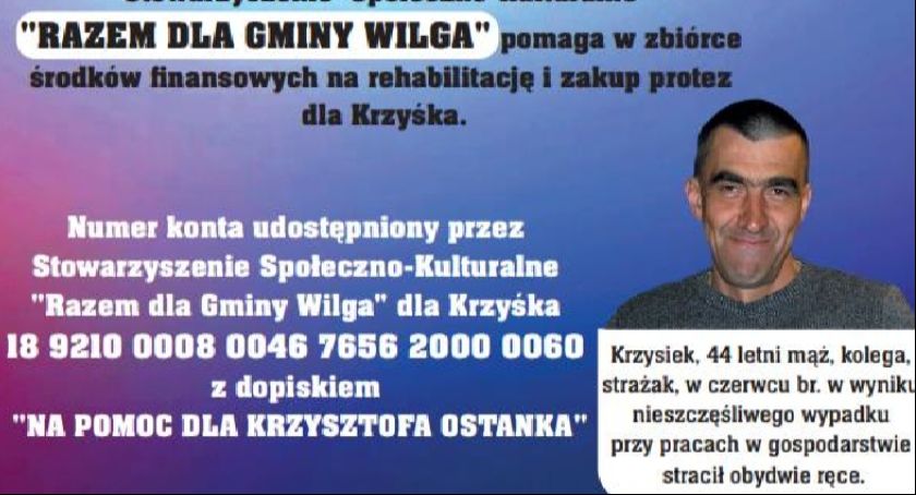 Razem dla Krzyśka – zbiórka na rehabilitację i protezy