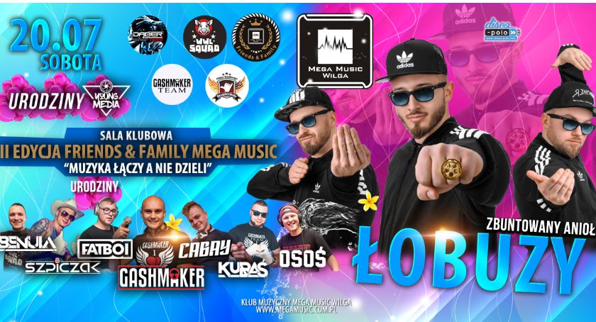 Łobuzy w Mega Music w Wildze