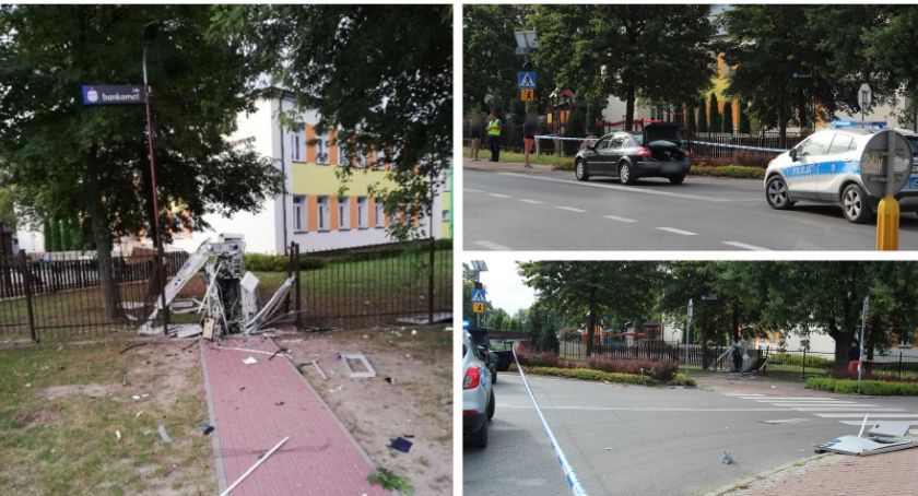 Wysadzili bankomat – Huk jak wybuch bomby