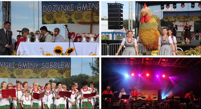 Dożynki gminy Sobolew w Kobusach