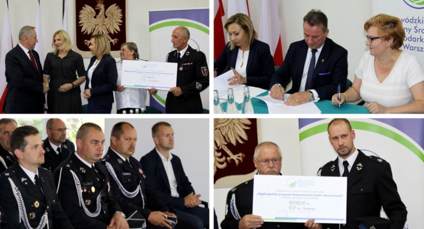 Kupią samochody, ubrania i sprzęt – Umowy na dofinansowanie dla OSP podpisane