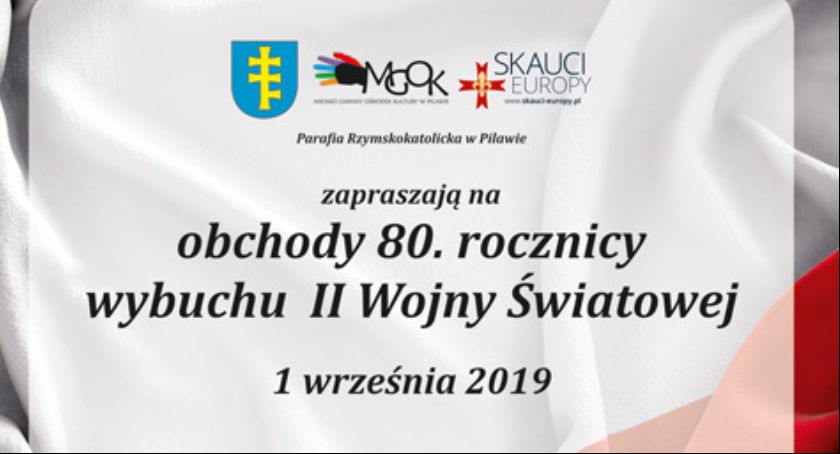 Rocznica wybuchu II wojny światowej w Pilawie - Program uroczystości