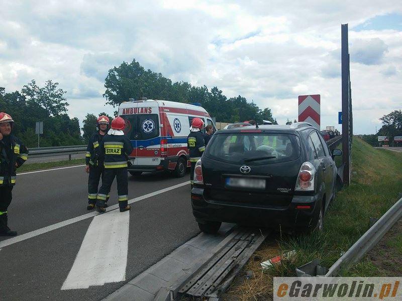 Staranował barierę na obwodnicy 