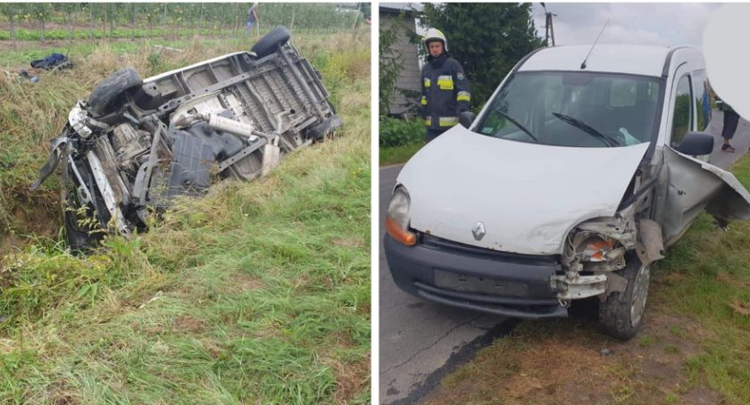 Wypadek w gm. Wilga – Sprawca był pijany 