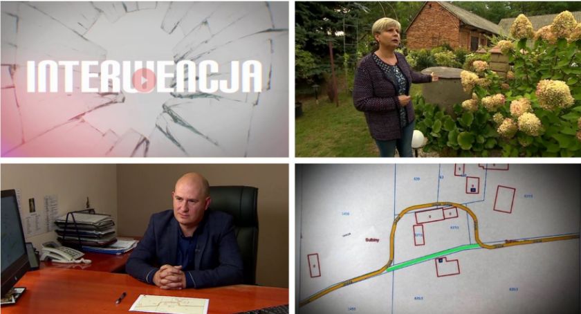 Interwencja Polsatu w powiecie – Na mapie przez podwórko biegnie droga