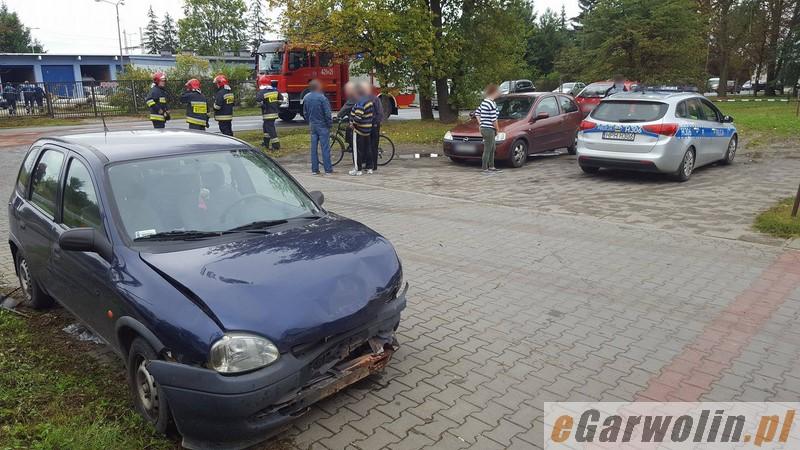 Kolizja na Stacyjnej w Garwolinie