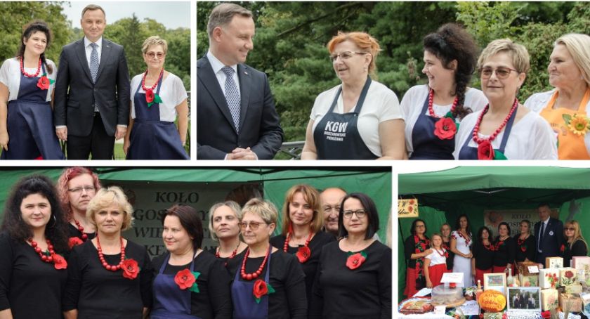 Prezydent Duda jadł chleb z żelechowskiego GS-u – KGW ze Starego Kębłowa w Belwederze