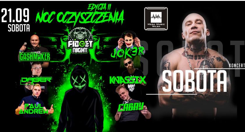 Raper Sobota, Noc Oczyszczenia II i ESKA TV w Mega Music Wilga