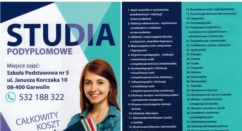 Studia podyplomowe w Garwolinie – Trwa rekrutacja
