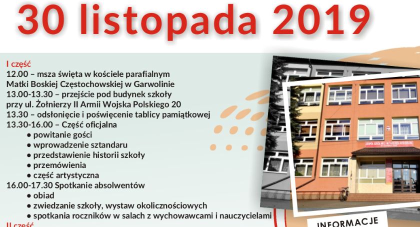 50-lecie Zespołu Szkół Nr 2 w Garwolinie – Ruszyły zapisy na Zjazd Absolwentów