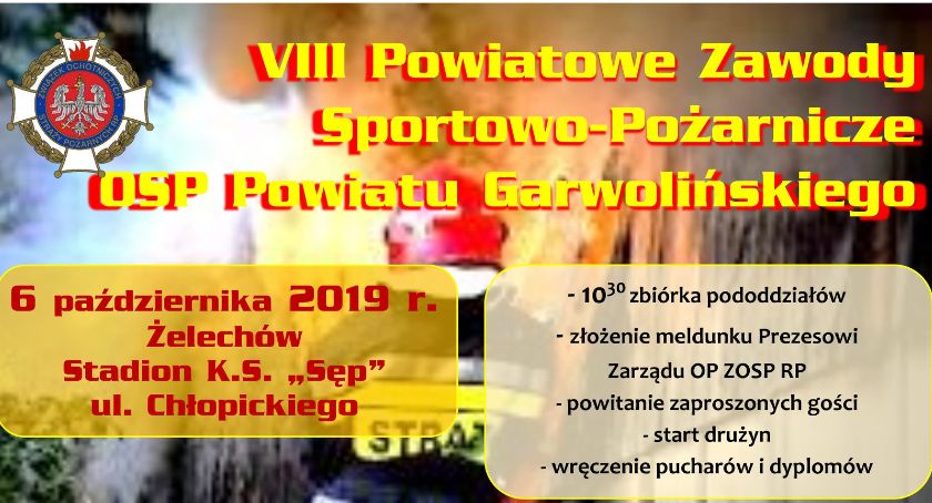 VIII Powiatowe Zawody Sportowo-Pożarnicze OSP już w niedzielę
