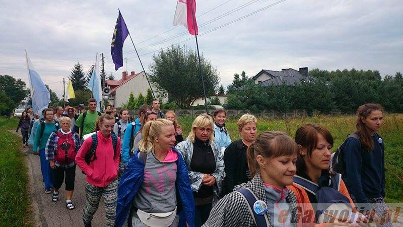 Pielgrzymi z Garwolina docierają na Jasną Górę