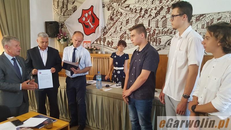 Nowi radni Młodzieżowej Rady Miasta Garwolina