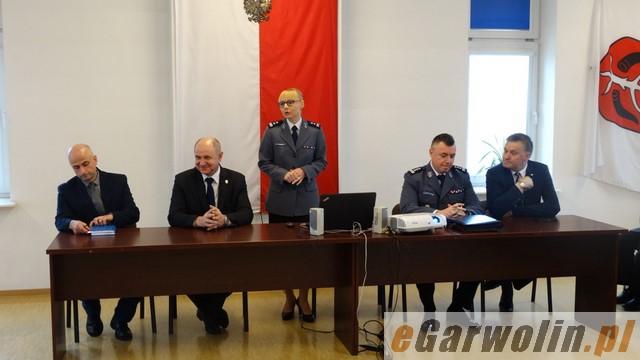 Odprawa roczna w KPP Garwolin