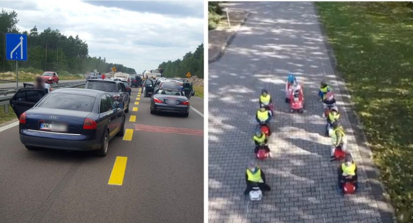 Korytarz życia podczas wypadku – Kierowcy na DK17 vs. przedszkolaki (video)