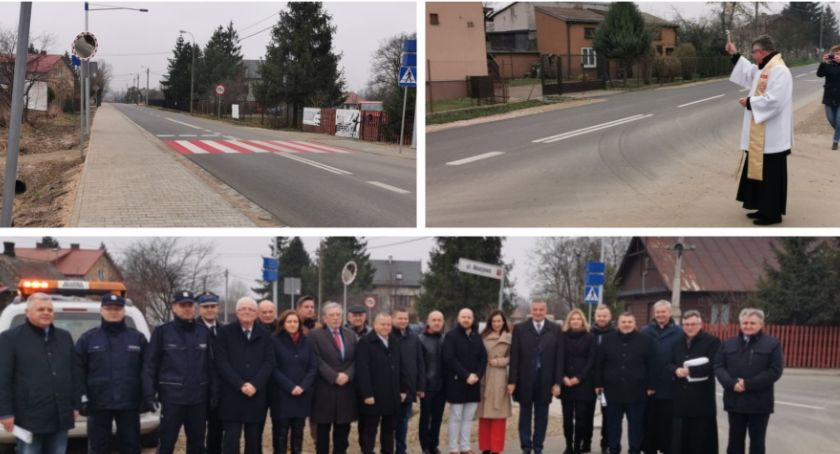 Droga powiatowa poświęcona i oddana do użytku