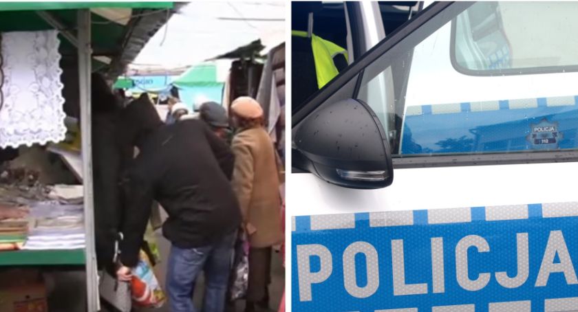 Uwaga! Kradzieże na targowisku miejskim – Apel policji!