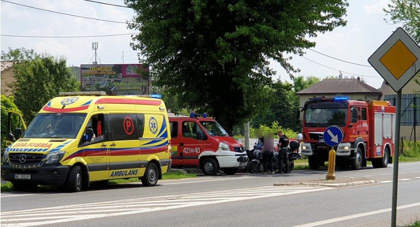 Wypadek – Potrącenie na ścieżce rowerowej w Garwolinie