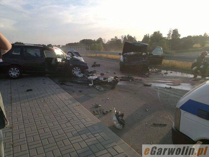 Wypadek w Czyszkówku: poszkodowane 2 osoby dorosłe i dziecko