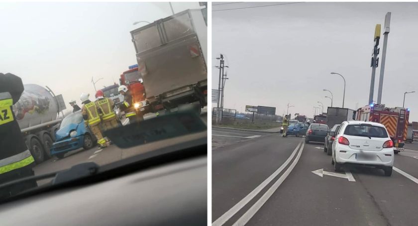 Kolizja przy stacji Shell – Kobieta nie ustąpiła pierwszeństwa