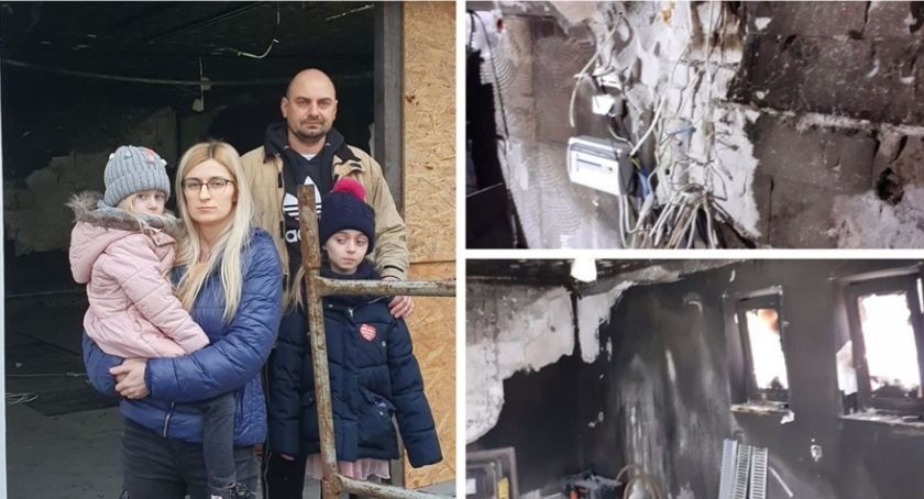 Zrzutka dla rodziny poszkodowanej w pożarze