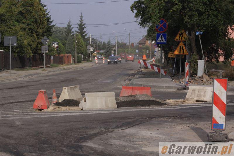 Trwa remont na skrzyżowaniu ulic Cmentarnej i Jana Pawła II 