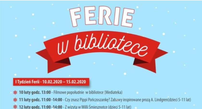 Pełne atrakcji ferie w bibliotece